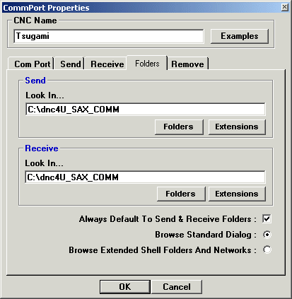 you can have separate send and receive folders